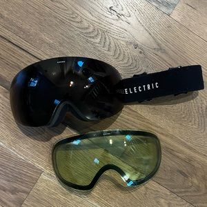 Electric unisex EG3.5 snowboard/ski goggles with bonus lens
